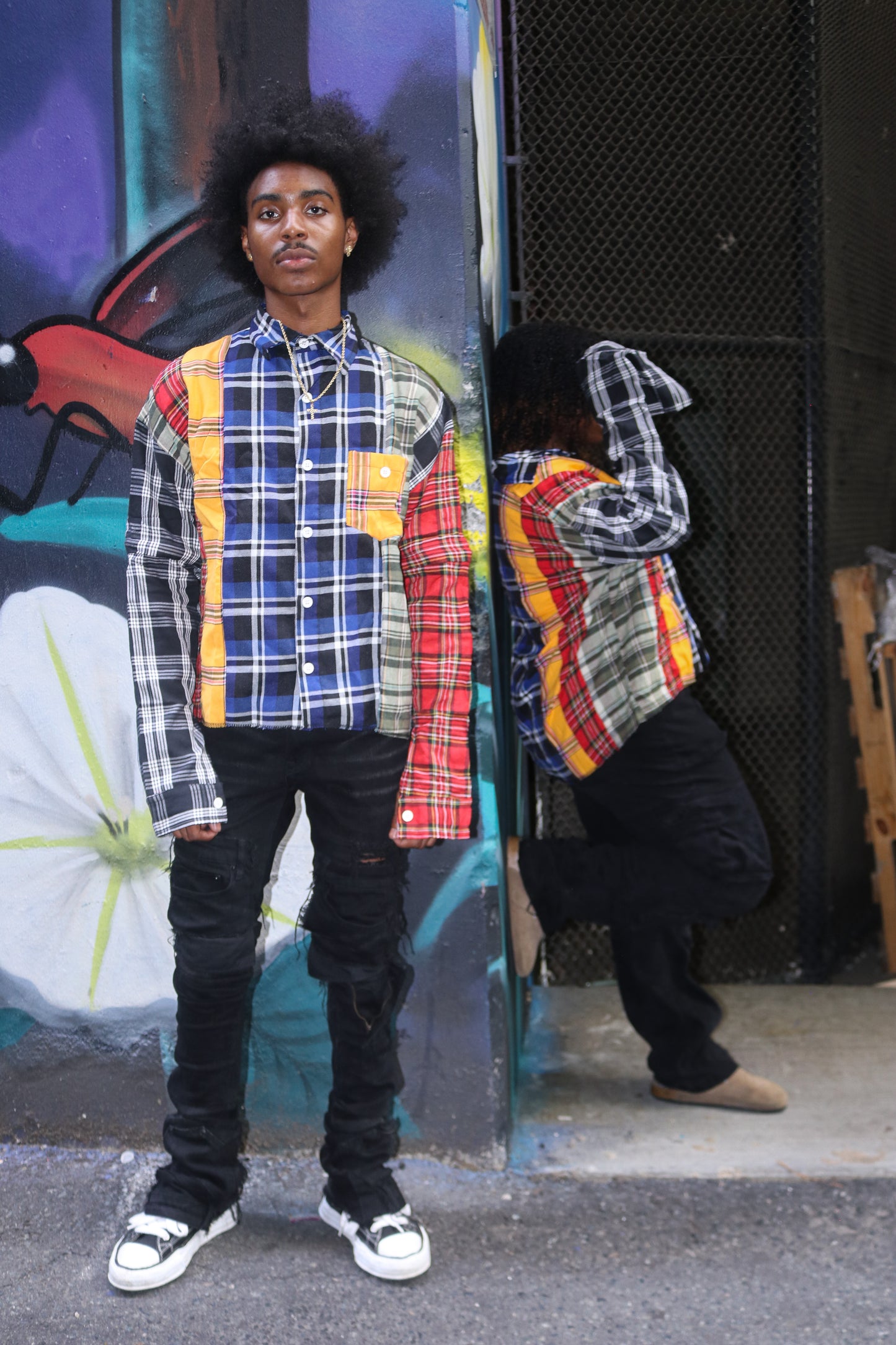 Vivid Stitch Flannel