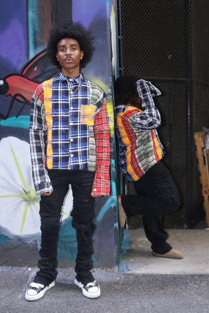 Vivid Stitch Flannel