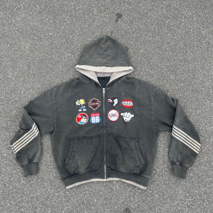 Double Down Zip up
